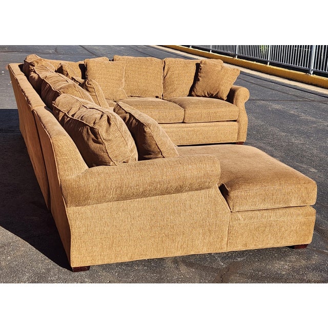 2010s Arhaus Four-Piece Sectional Sofa For Sale - Image 5 of 12