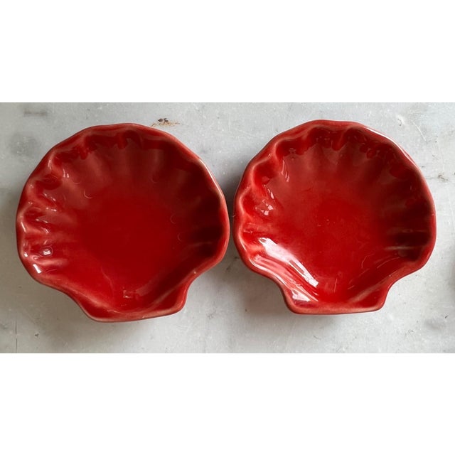 Vintage Emile Henry Shell Dishes & Bowls Set 7 Pieces Chairish