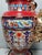 Monumental Chinese Cloisonné Peace Vase | Master-Designed Gilt Dragon Handles With Box For Sale - Image 4 of 12