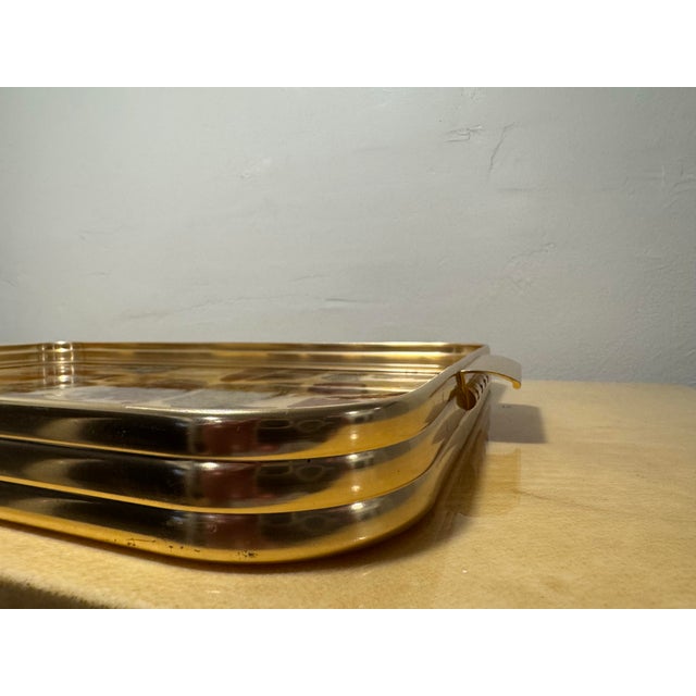 1970s Mid-Century Modern Italian Mineral Specimen Serving Tray For Sale - Image 5 of 11