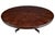 Wood Large Regency Revival English Mahogany Jupe Dining Table For Sale - Image 7 of 8