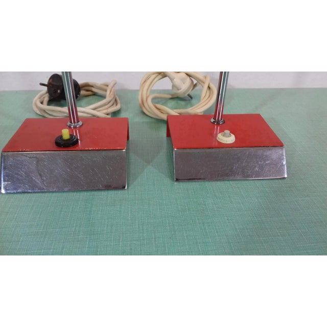 Table Lamps by Josef Hůrka, Czechoslovakia, 1960s, Set of 2 For Sale - Image 9 of 10