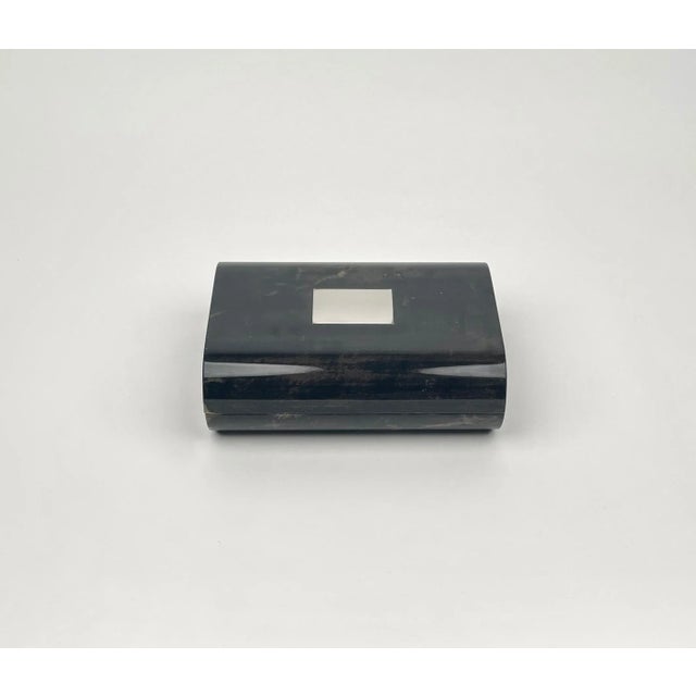 Goatskin Box by Tommaso Barbi, Italy, 1970s For Sale - Image 6 of 14