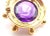 Contemporary 1980s Tiffany & Co. Paloma Picasso Yellow Gold Large Amethyst Pin Brooch For Sale - Image 3 of 7