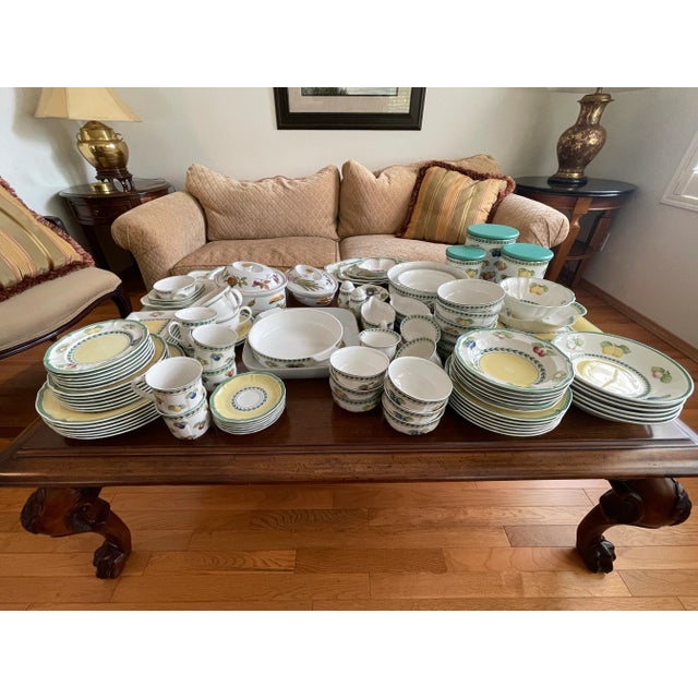 French Country Mid 20th Century Villeroy & Boch French Garden China 109 Pieces For Sale - Image 3 of 5