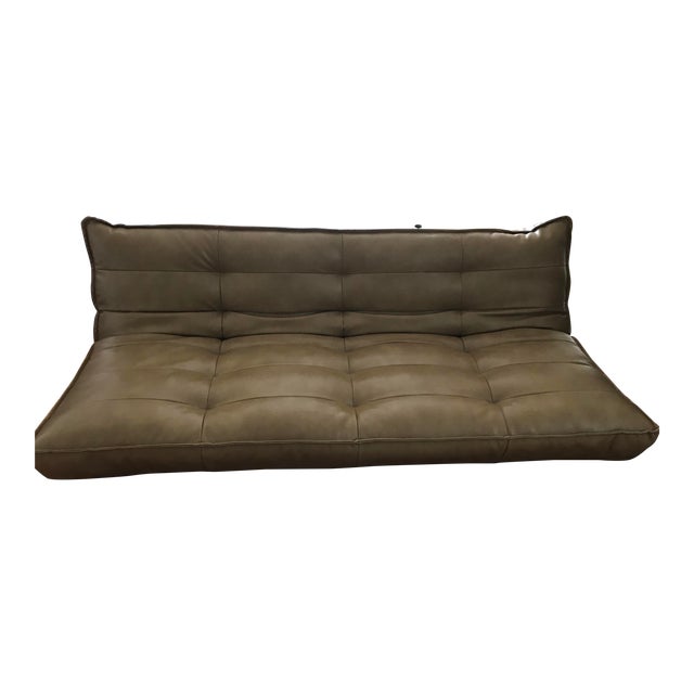 Recycled Leather XL Sleeper SofaUrban Outfitters Chairish
