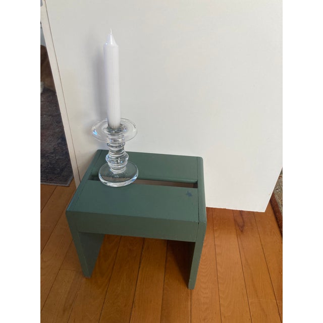 Farmhouse Vintage Wooden Modern Farmhouse Stepping Stool For Sale - Image 3 of 7