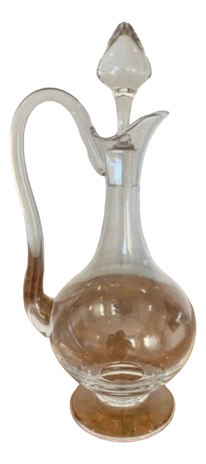 Edwardian Glass Decanter, 1910s