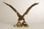 Gold Large Vintage Brass Eagle Statue For Sale - Image 8 of 12