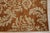 3x14 Gold Brown Damask Hand-Knotted Wool Runner For Sale - Image 4 of 4