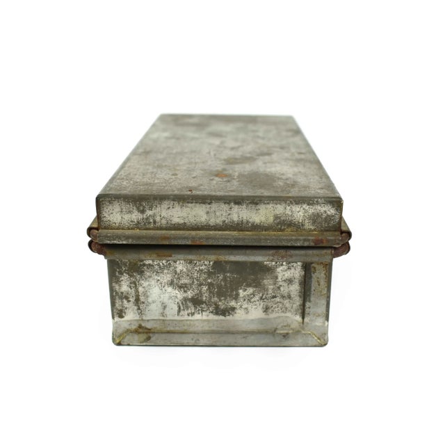 Mid 20th Century Handmade Galvanized Metal Box Chairish