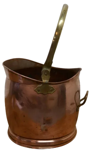 Copper Helmet Coal Scuttle, 1920s