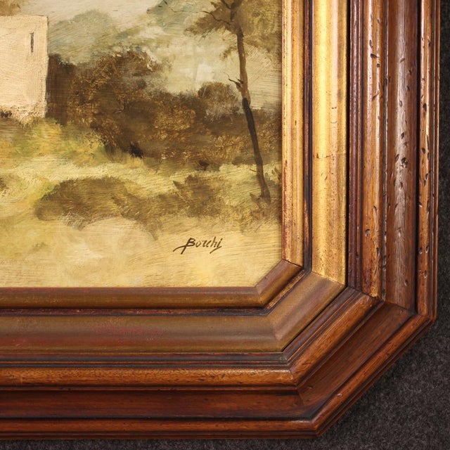 Italian Artist, Landscape, 1960, Oil on Board For Sale - Image 11 of 16
