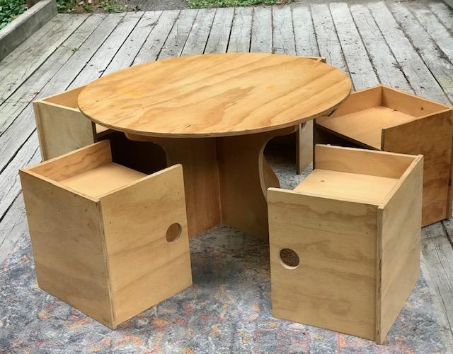 kids table and chairs studio