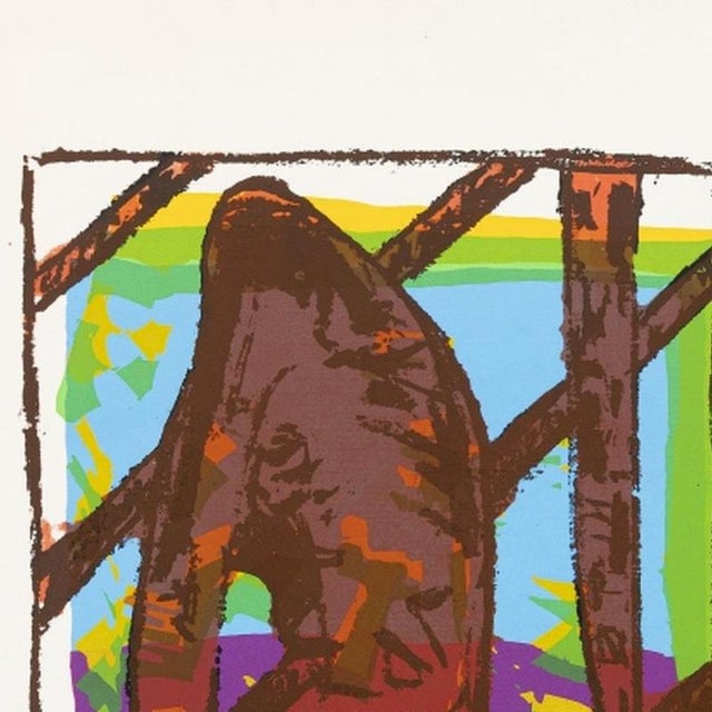 Screen print - Mario Peixoto - 1983 (signed). Screen print on paper; signed and dated 1983. Edition no. 3/9. Dimensions:...
