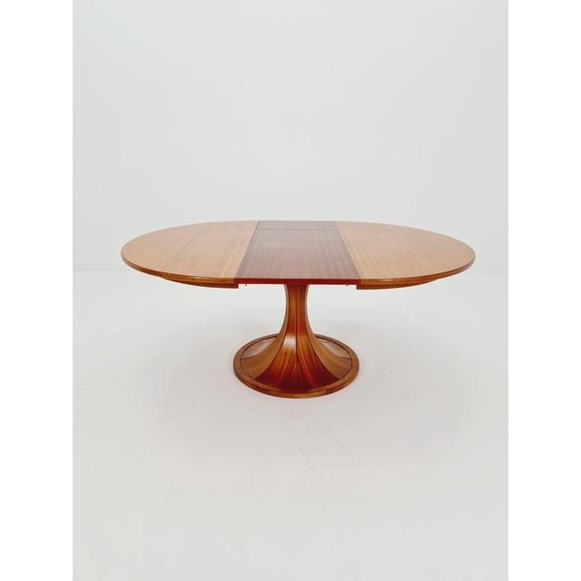 Mid-Century Round Walnut Dining Table by Luigi Massoni, Italy, 1960s For Sale - Image 15 of 18
