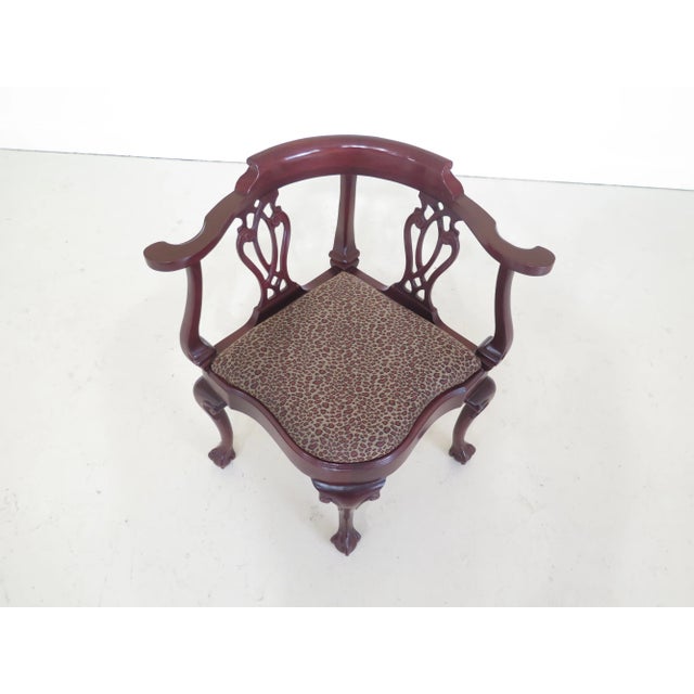 Approx: 20 Years Old Ball & Claw Feet High Quality Construction 18 C. Design Chippendale Style Traditional Style...