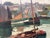 1930s French Impressionist Harbor Scene Oil Painting Lucien Lefebvre-Foinet Paris For Sale - Image 5 of 17