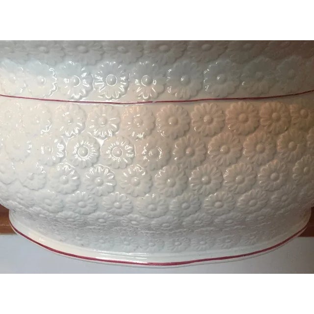 Large Antique 19th Century English Porcelain Planter For Sale - Image 9 of 13