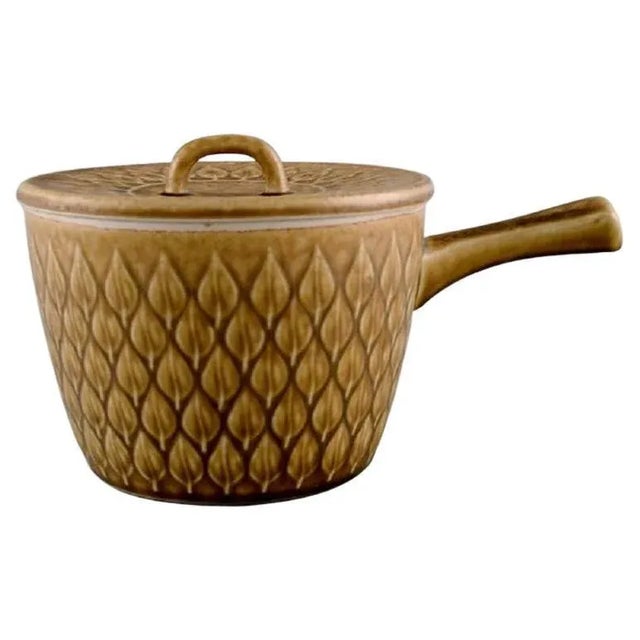 Relief Pot by Jens H. Quistgaard for Bing & Grondahl / Nissen Kronjyden For Sale - Image 6 of 6