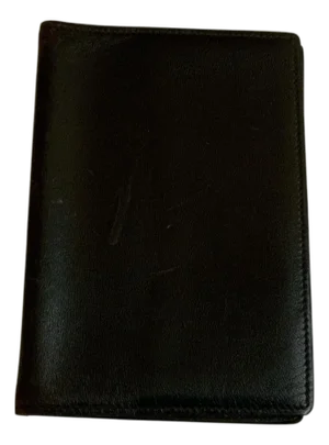 Hermes Black Leather Agenda Cover