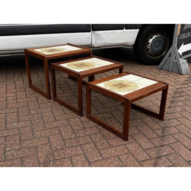 Mid-Century Nest of Tables, Set of 3 For Sale - Image 4 of 12