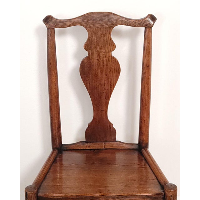 Set of Six Oak Lancashire English Chairs, 19th Century or Earlier For Sale - Image 10 of 12