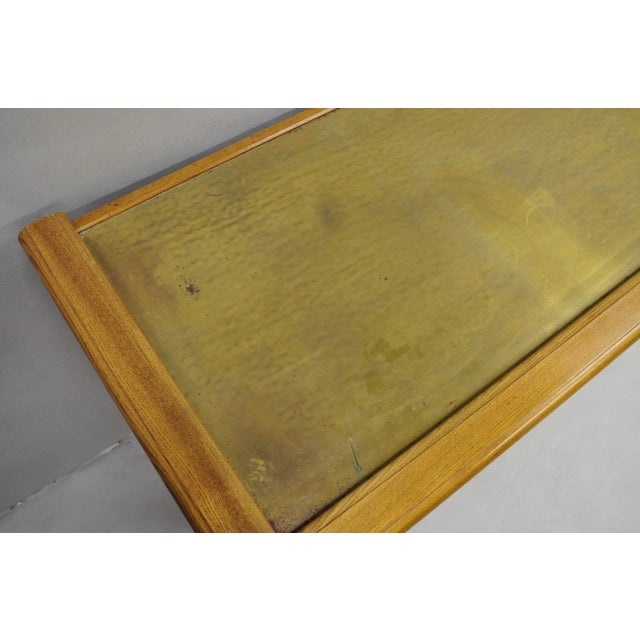 Late 20th Century Pulaski Keepsake Collection Oak Wood Bar With Griffins and 2 Swivel Bar Stools - Set of 3 For Sale In Philadelphia - Image 6 of 12