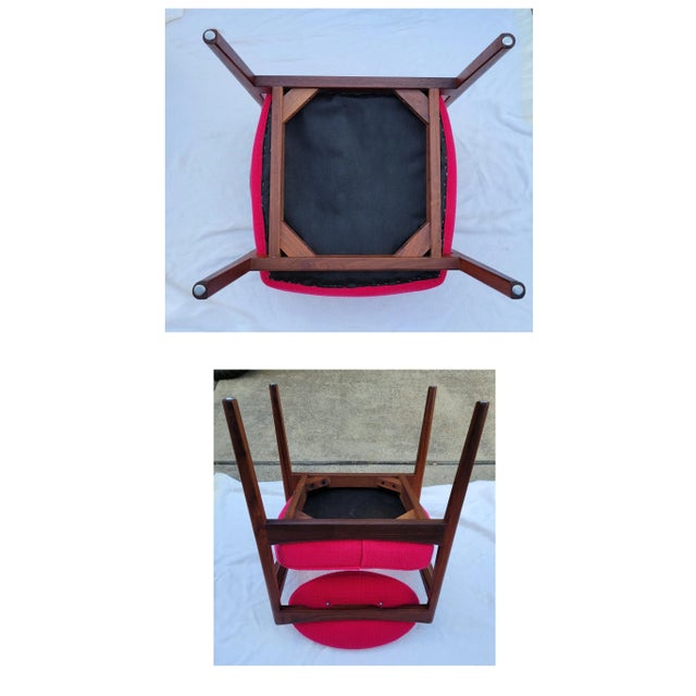 Wood 1960s Mid Century Side Desk Chair by Jens Risom For Sale - Image 7 of 13