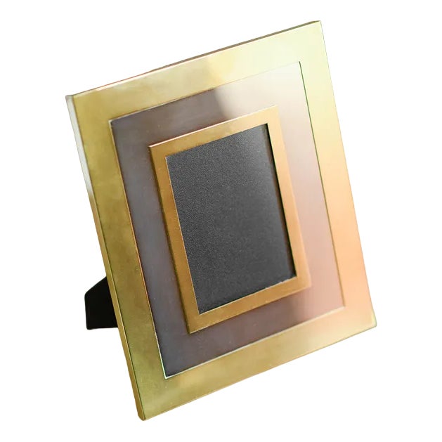 Brass and Chromed Metal Frame from Liwans Rome, 1970s For Sale