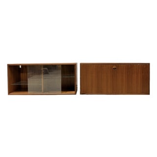 Teak Cabinets from HG Furniture, Denmark, 1970s, Set of 2 For Sale