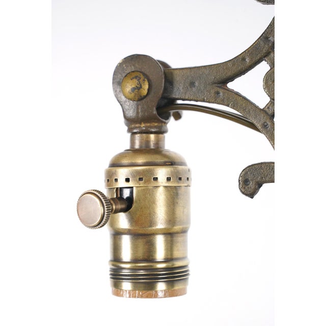 Mid 20th Century Restored Victorian Bridge Floor Lamp For Sale - Image 6 of 12