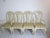 1980s Beige Upholstered Wood Dining Chairs- Set of 4 For Sale - Image 9 of 12