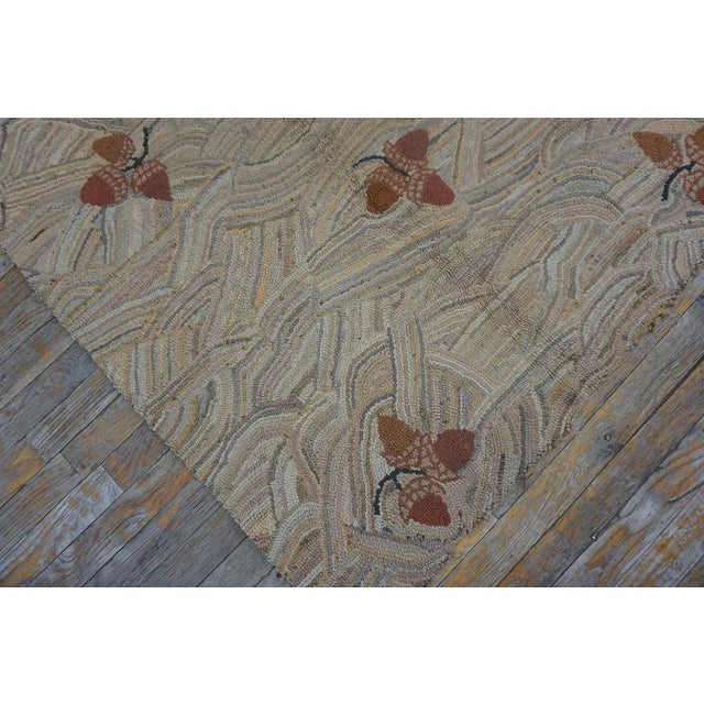 Mid 20th Century American Hooked Rug For Sale - Image 4 of 11