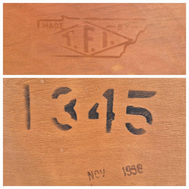 Wood 1950s Tfi (Thomasville Furniture Industries) Solid Maple Large Apothecary Style 8-Drawer Dresser Chest of Drawers For Sale - Image 7 of 10