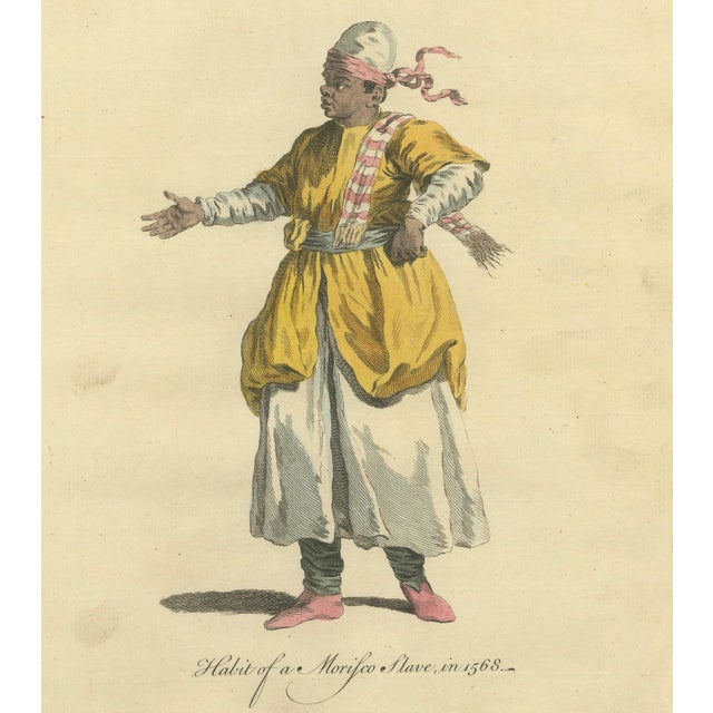 European School Artist, Habit of a Moorish Slave, 1749, Engraving For Sale - Image 6 of 10