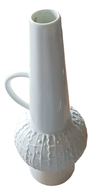 Space Age White Porcelain Vase from Royal Kpm, 1970s
