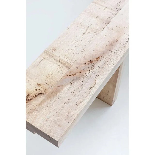 Contemporary Alalunga Bench by Secondome Edizioni and Studio F For Sale - Image 3 of 6