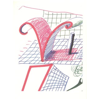 1991 'V' From 'Hockney's Alphabet' by David Hockney For Sale