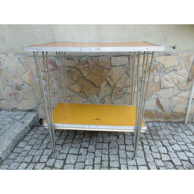 Metal Industrial Table, 1970s For Sale - Image 7 of 8