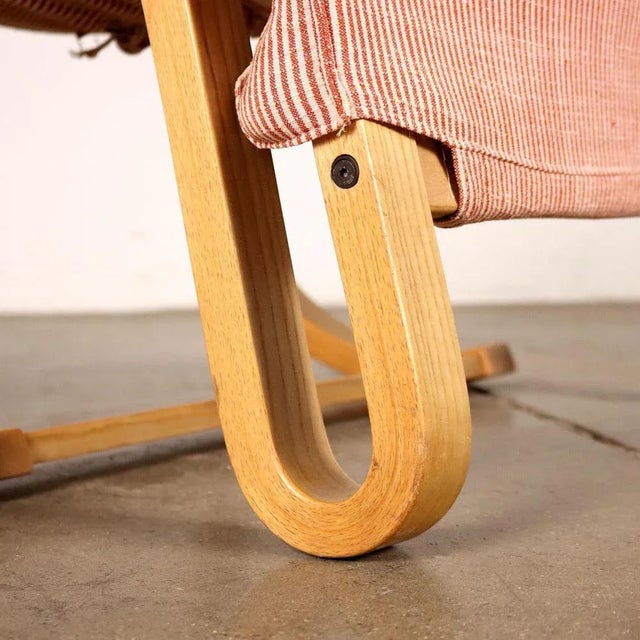 Wood Vintage Pink Chair, 1970s For Sale - Image 7 of 11