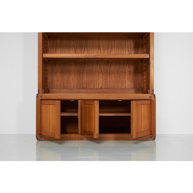 Gold Large French B10 Bookcase Cabinet by Pierre Chapo, 1960 For Sale - Image 8 of 13