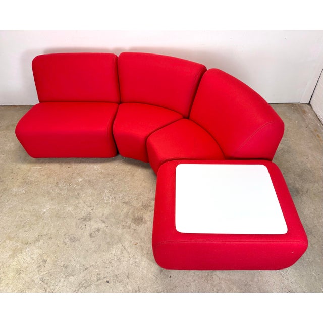 1970s 1970’s Tappo Modular Sectional Sofa by John Mascheroni for Vecta Restored For Sale - Image 5 of 12