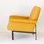 Mid-Century Modern Mid-Century Modern Lounge Chair in Mustard Yellow Fabric, 1950s For Sale - Image 3 of 12
