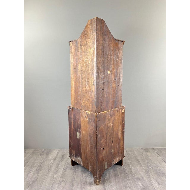 19th Century Inlaid Corner Display Cabinet For Sale - Image 9 of 13