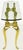 Cast & Polished Brass Cabriole Leg Console Table For Sale In Chicago - Image 6 of 8