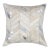 Pasargad Home Safari Chevron Silver Cowhide Pillow For Sale