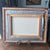 VTG 85' Mountain Lake Landscape Painting on Canvas Signed Original 12x16" Framed For Sale - Image 12 of 16