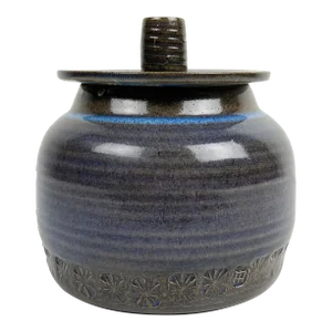 Ted Halpern Ceramic Stoneware Lidded Jar