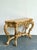 Antique Giltwood Rococo Style Console Marble Top Table For Sale - Image 15 of 18